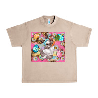 French Oak Easter Bunny And Egg With Leopard Pattern Tumbler Urban Heavy Tee - BundleAndBundleShop