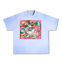 Grape Ice Easter Bunny And Egg With Leopard Pattern Tumbler Urban Heavy Tee - BundleAndBundleShop