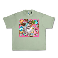 Oil Green Easter Bunny And Egg With Leopard Pattern Tumbler Urban Heavy Tee - BundleAndBundleShop