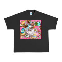 Pigment Black Easter Bunny And Egg With Leopard Pattern Tumbler Urban Heavy Tee - BundleAndBundleShop