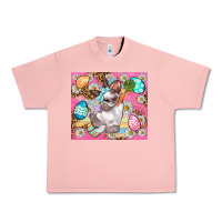 Salmon Easter Bunny And Egg With Leopard Pattern Tumbler Urban Heavy Tee - BundleAndBundleShop