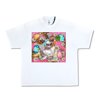 White Easter Bunny And Egg With Leopard Pattern Tumbler Urban Heavy Tee - BundleAndBundleShop