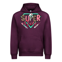 Mauve Wine super nurse Urban Hoodie - RanaPortraitStore