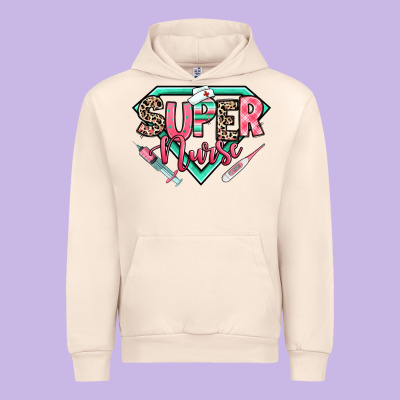 Super Nurse Urban Hoodie Designed By Ranaportraitstore