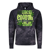 Cloud Black i'm not high enough for Vintage Hoodie - CowhideDigitalArt