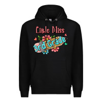Black little miss third grade Premium Hoodie - Jasminsmagicworld