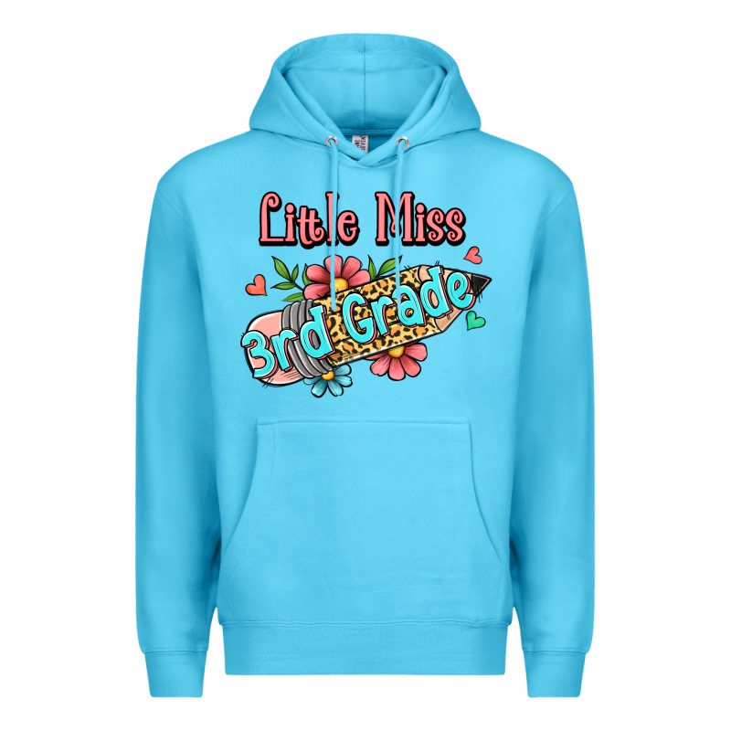Little Miss Third Grade Premium Hoodie by Jasminsmagicworld | Teevron