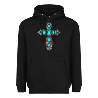 Black gemstone cross Heavyweight Hoodie - JahusDesignShop