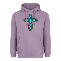 Lavender gemstone cross Heavyweight Hoodie - JahusDesignShop
