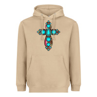 Mushroom gemstone cross Heavyweight Hoodie - JahusDesignShop