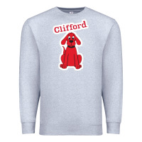 Heather Grey clifford the big red dog 98093899 Premium Sweatshirt - linhVisuals