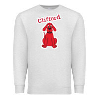 Oatmeal Heather clifford the big red dog 98093899 Premium Sweatshirt - linhVisuals
