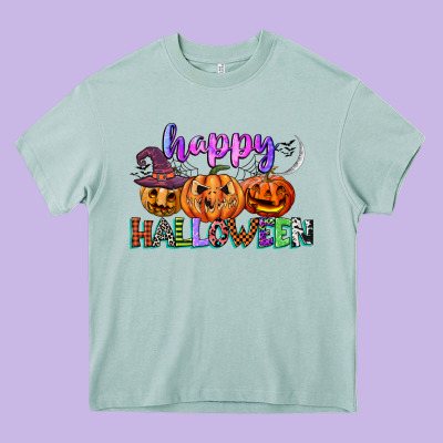 Happy Halloween Heavy Core Tee Designed By Cowgirlartshop