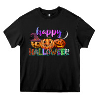 Black happy halloween Heavy Core Tee - CowGirlArtShop