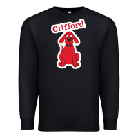Black clifford the big red dog 98093899 Premium Sweatshirt - linhVisuals