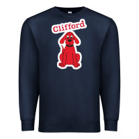 Navy clifford the big red dog 98093899 Premium Sweatshirt - linhVisuals