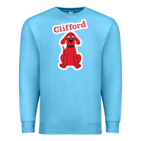 Ocean Blue clifford the big red dog 98093899 Premium Sweatshirt - linhVisuals