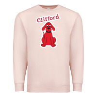 Pale Pink clifford the big red dog 98093899 Premium Sweatshirt - linhVisuals