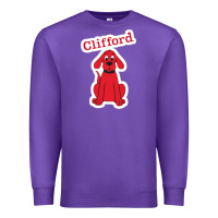Purple clifford the big red dog 98093899 Premium Sweatshirt - linhVisuals