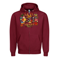 Burgundy fiesta squad Zipper Hoodie - JahusDesignShop