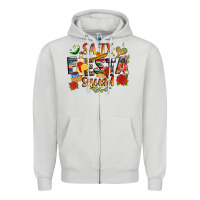 Dove Grey fiesta squad Zipper Hoodie - JahusDesignShop