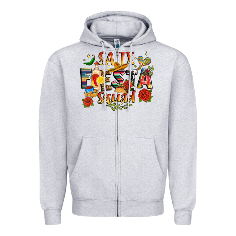 Fiesta Squad Zipper Hoodie by JahusDesignShop | Teevron