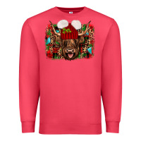 Cardinal highland cow christmas Premium Sweatshirt - JahusDesignShop