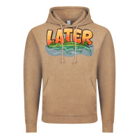 Vintage Coffee Later Vintage Hoodie - CowhideDigitalArt