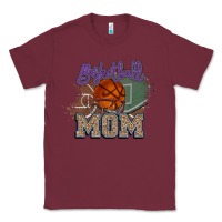 Burgundy Basketball Mom Classic Tee - HowdyJamesFarm