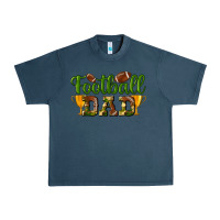 Midnight Navy Football Dad Urban Heavy Tee - BundleAndBundleShop