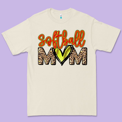 Softball Mom Premium Tee Designed By Howdyjamesfarm