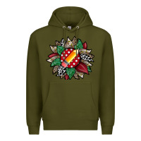 Army Green teacher sunflower Premium Hoodie - RacoonDesign