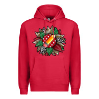 Cardinal teacher sunflower Premium Hoodie - RacoonDesign