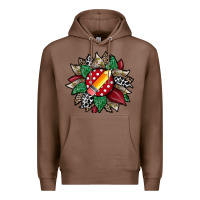 Chestnut teacher sunflower Premium Hoodie - RacoonDesign