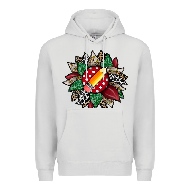 Teacher Sunflower Premium Hoodie by RacoonDesign | Teevron