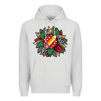 Dove Grey teacher sunflower Premium Hoodie - RacoonDesign
