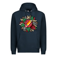 Navy teacher sunflower Premium Hoodie - RacoonDesign