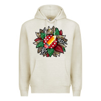 Oatmeal Heather teacher sunflower Premium Hoodie - RacoonDesign