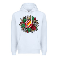 White teacher sunflower Premium Hoodie - RacoonDesign