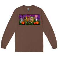 Chestnut halloween mini license plate Long Sleeve Tee - BundleAndBundleShop