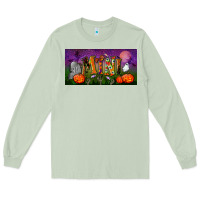 Matcha halloween mini license plate Long Sleeve Tee - BundleAndBundleShop