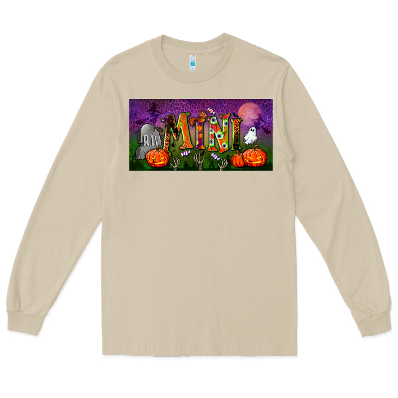 Halloween Mini License Plate Long Sleeve Tee by BundleAndBundleShop | Teevron