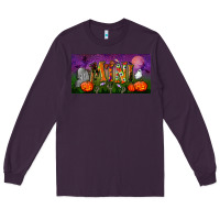 Plum halloween mini license plate Long Sleeve Tee - BundleAndBundleShop