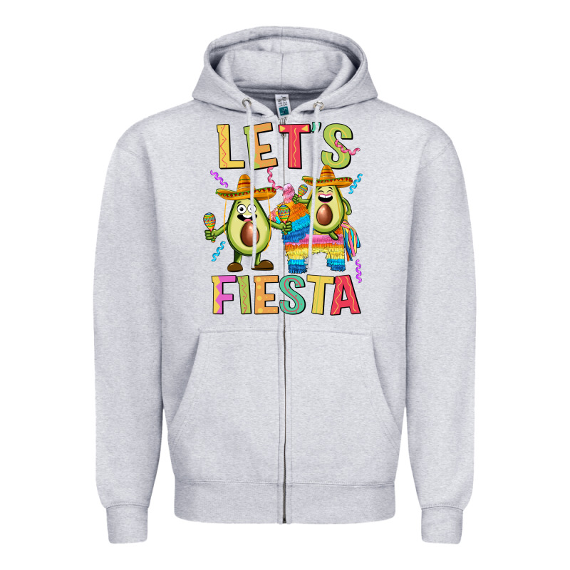 Let's Fiesta Zipper Hoodie by JahusDesignShop | Teevron