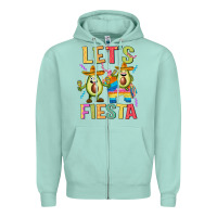 Seafoam let's fiesta Zipper Hoodie - JahusDesignShop