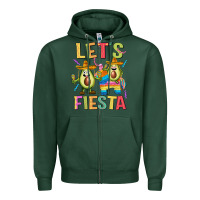 Sports Green let's fiesta Zipper Hoodie - JahusDesignShop