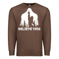 Chestnut bigfoot t  shirt believe this t  shirt Premium Sweatshirt - linhVisuals