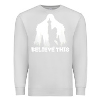 Dove Grey bigfoot t  shirt believe this t  shirt Premium Sweatshirt - linhVisuals