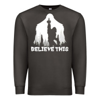 Smoke bigfoot t  shirt believe this t  shirt Premium Sweatshirt - linhVisuals