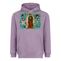 Gemstone Our Lady Of Guadalupe Heavyweight Hoodie | Teevron